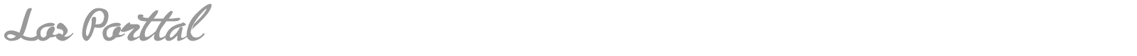 Los Porttal font preview
